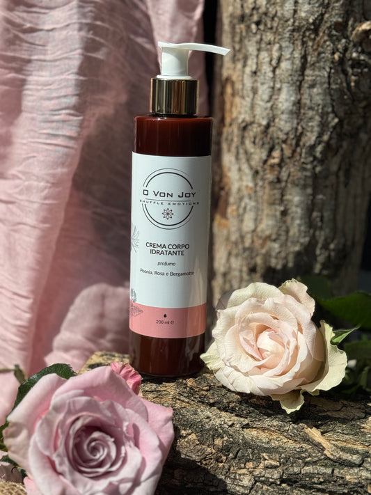 Crema corpo Idratante - Peonia, Rosa e Bergamotto