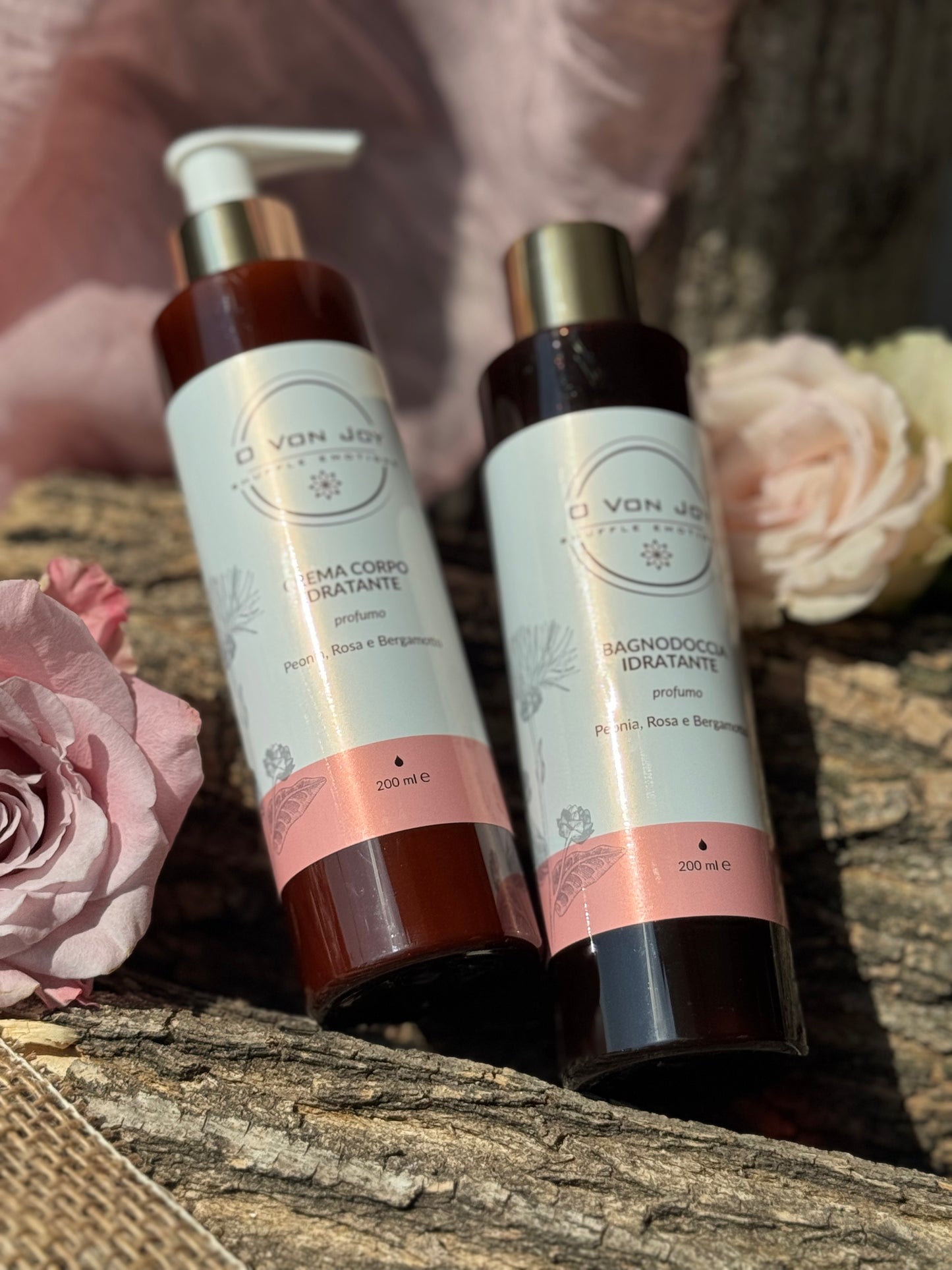 Crema corpo Idratante - Peonia, Rosa e Bergamotto