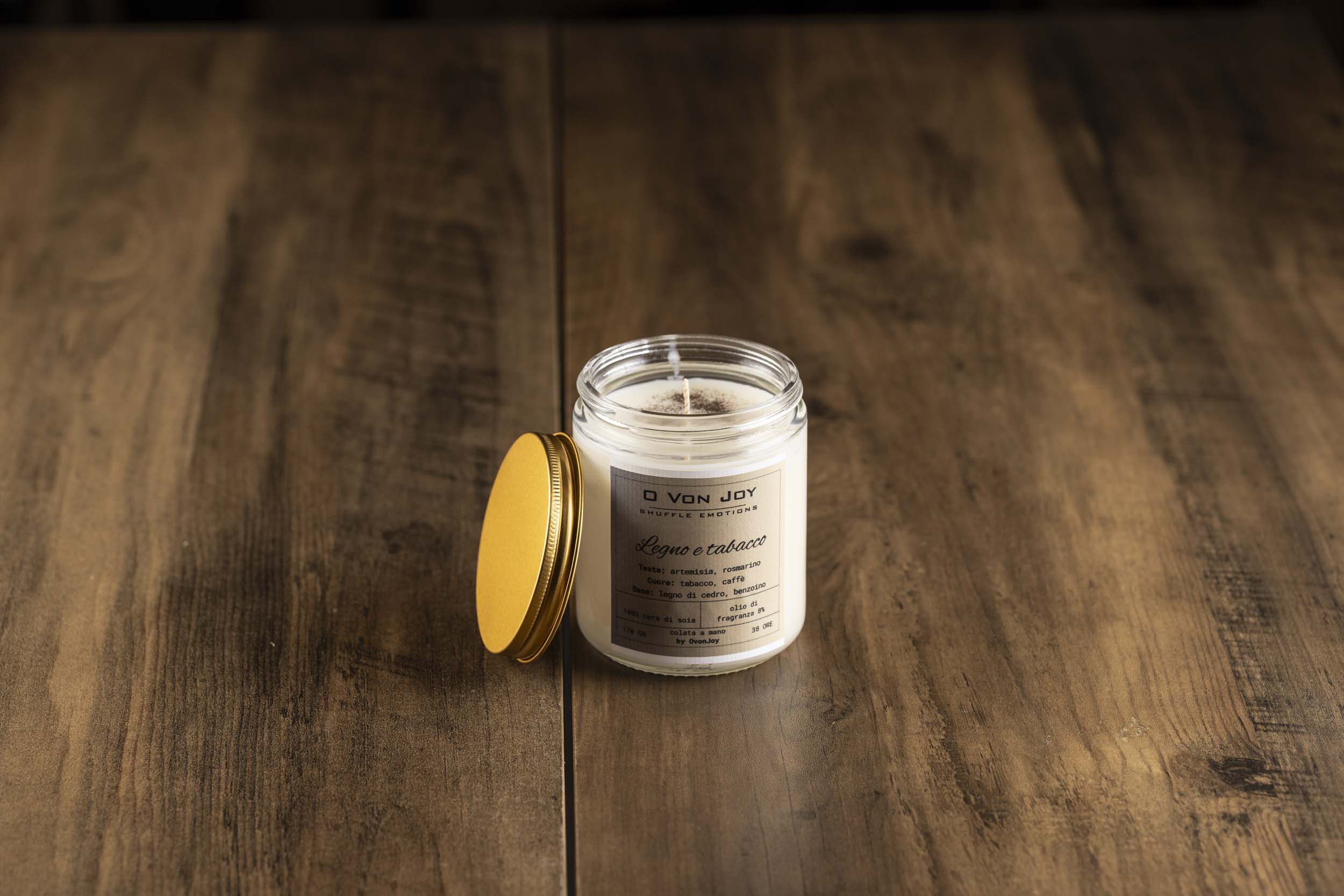 Candela Legno e Tabacco